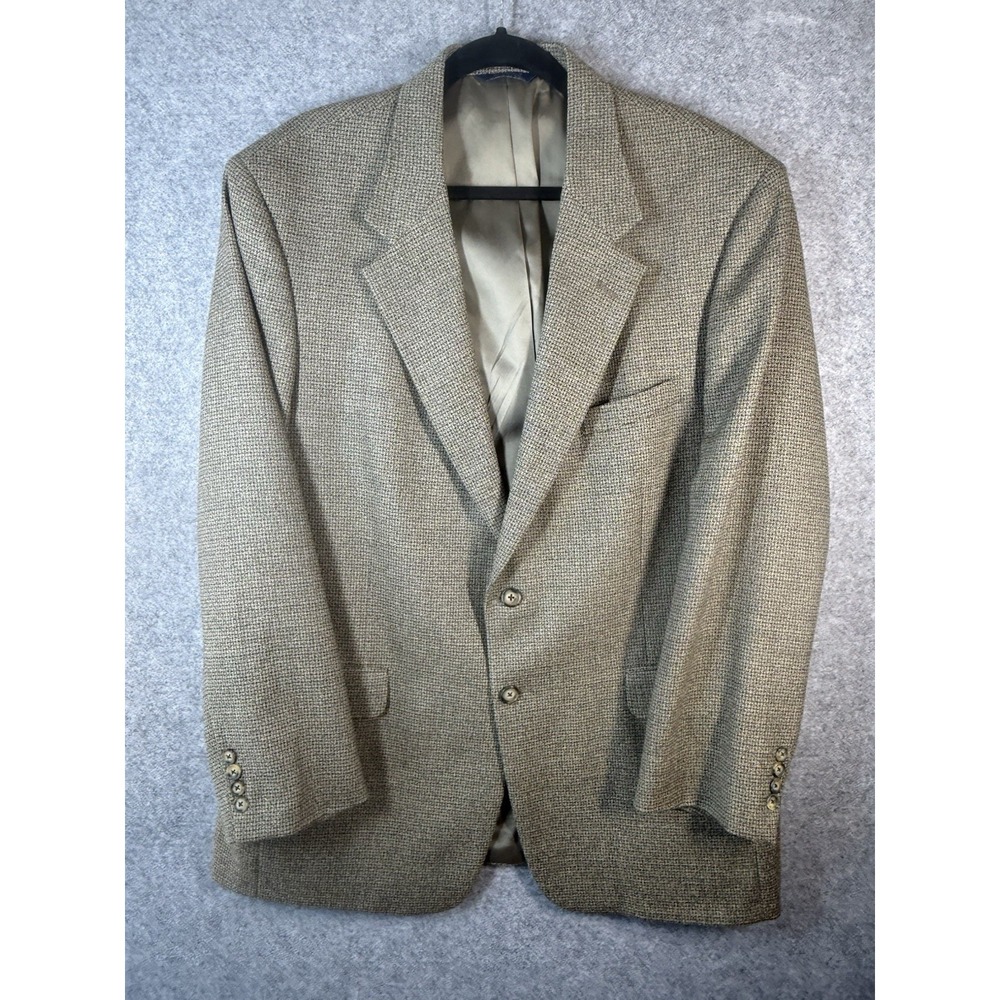 Vintage Corbin Mens 42L Tweed Sport Coat Blazer Union Made USA Worn Only Once